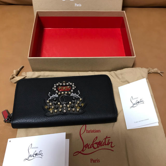 Christian Louboutin(クリスチャンルブタン)の訳あり大特価 クリスチャンルブタン パネトーネエンブレム ジップウォレット長財布 メンズのファッション小物(長財布)の商品写真