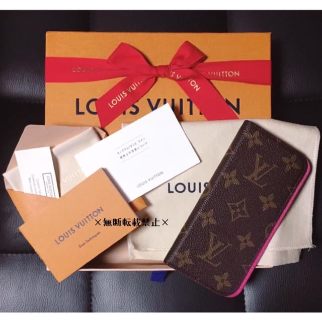 LOUIS VUITTON - iPhone7 フォリオ ローズ 良品の通販 by GG｜ルイヴィトンならラクマ