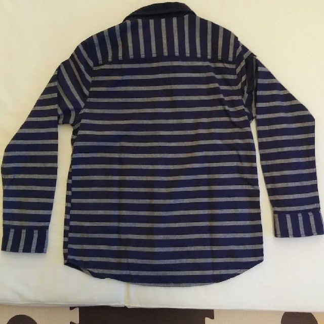 ZARA KIDS(ザラキッズ)のZARA BOYS ボーダーシャツ　140 キッズ/ベビー/マタニティのキッズ服男の子用(90cm~)(ブラウス)の商品写真