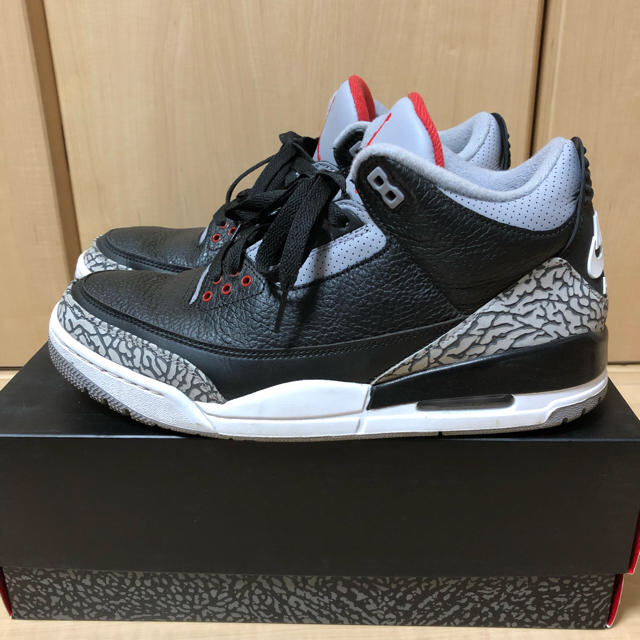 NIKE(ナイキ)の28.0 nike air jordan 3 black cement メンズの靴/シューズ(スニーカー)の商品写真