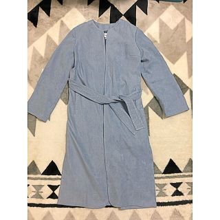 ユナイテッドアローズ(UNITED ARROWS)のＨ/standard ♡薄手コート♡アイスブルー(スプリングコート)