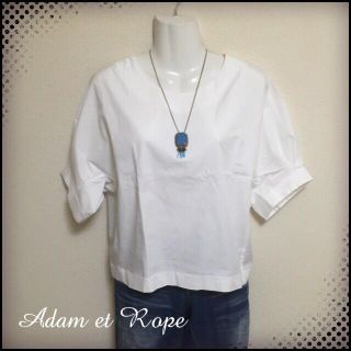 アダムエロぺ(Adam et Rope')のアダムエロペ♡白シャツ(シャツ/ブラウス(半袖/袖なし))