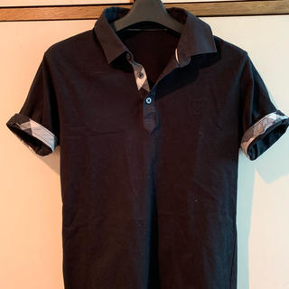 ブラックレーベルクレストブリッジ(BLACK LABEL CRESTBRIDGE)のブラックレーベル・クレストブリッジのポロシャツ（黒、M）(ポロシャツ)