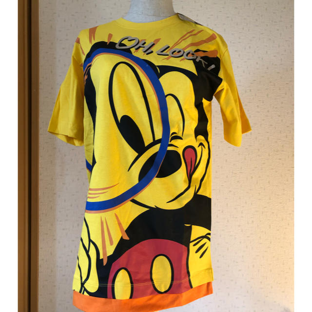 Disney(ディズニー)のタグ付 Disney RESORT ミッキー Tシャツ 虫めがね  S メンズのトップス(Tシャツ/カットソー(半袖/袖なし))の商品写真