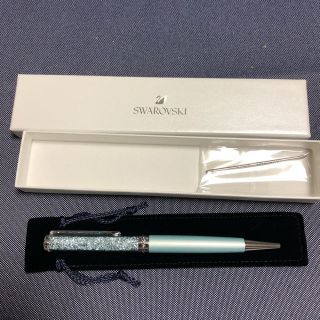 スワロフスキー(SWAROVSKI)のSWAROVSKI ボールペン  ブルー  Peko  様   専用(ペン/マーカー)