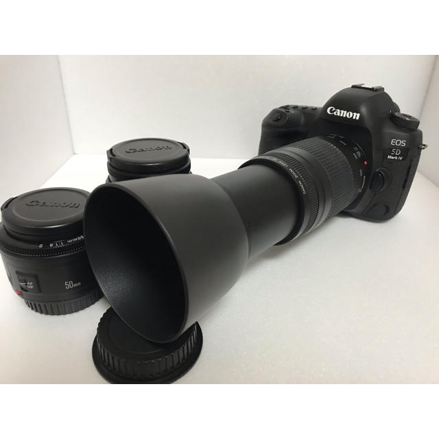 税込?送料無料】 Canon IV❤️標準！望遠！単焦点レンズセット Mark 5D EOS ❤️canon デジタル一眼