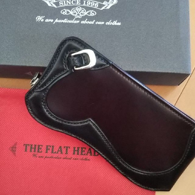 THE FLAT HEAD(フラットヘッド)の極美品 フラットヘッド レザー 多脂革 ジップ ウォレット 長財布 財布  メンズのファッション小物(長財布)の商品写真