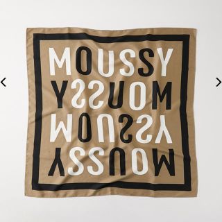 マウジー(moussy)のマウジー LOGO BIG スカーフ(バンダナ/スカーフ)