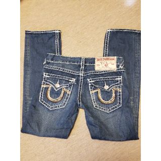 トゥルーレリジョン(True Religion)のTrue Religion ホワイトステッチ大きいサイズ 美品 日本未発売(デニム/ジーンズ)