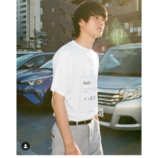 サンシー(SUNSEA)のkudos care tag Tシャツ サイズ3(Tシャツ/カットソー(半袖/袖なし))