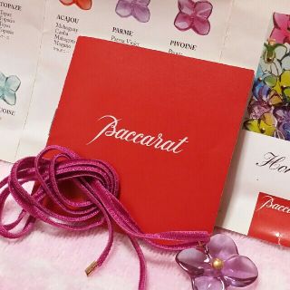 バカラ(Baccarat)のバカラ💗ペンダントネックレス Baccarat フラワー(ネックレス)