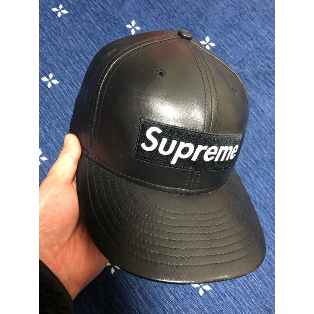 Supreme ニューエラ レザーメンズ