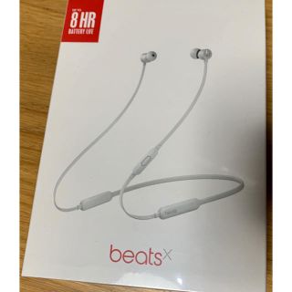 ビーツバイドクタードレ(Beats by Dr Dre)のmerry 様専用   beats X ★新品未使用★ シルバー(ヘッドフォン/イヤフォン)