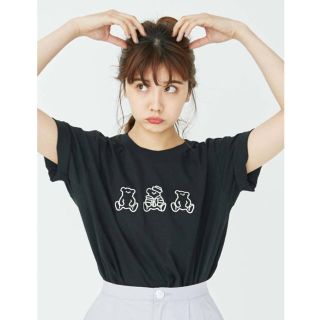 メリージェニー(merry jenny)のならんだteddyTシャツ .°(Tシャツ(半袖/袖なし))