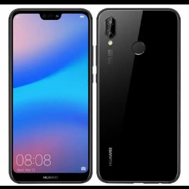 HUAWEI P20 lite ブラック 新品 動作確認のみスマートフォン/携帯電話