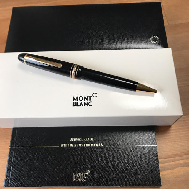 MONTBLANC(モンブラン)のモンブラン マイスターシュテュック ゴールドコーティング ル・グラン ボールペン インテリア/住まい/日用品の文房具(ペン/マーカー)の商品写真