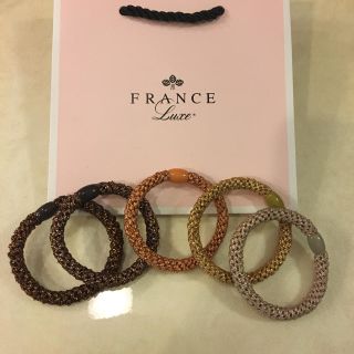 アレクサンドルドゥパリ(Alexandre de Paris)のフランスラックス France Luxe ポニーテールチューブ ヘアゴム セット(ヘアゴム/シュシュ)