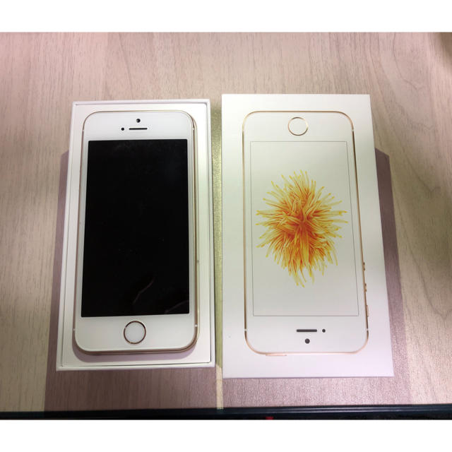 スマートフォン/携帯電話iPhone SE Gold 32 GB UQ mobile SIMロック解除済