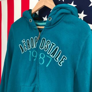 エアロポステール(AEROPOSTALE)のUSA古着 フルジップ パーカー XXL(パーカー)