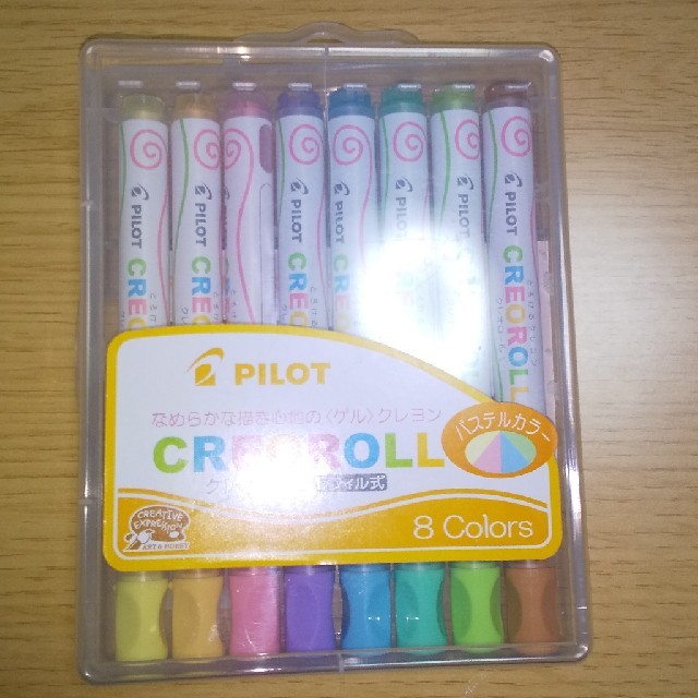 PILOT(パイロット)のPILOT クレオール 8色セット エンタメ/ホビーのアート用品(クレヨン/パステル)の商品写真