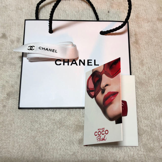 CHANEL(シャネル)のシャネル サンプル ショッパー リボン コスメ/美容のキット/セット(サンプル/トライアルキット)の商品写真