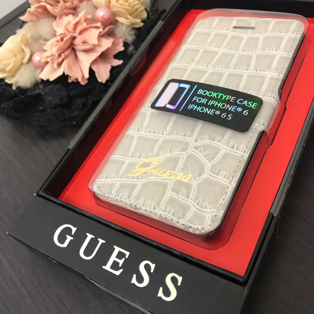 GUESS - GUESS ゲス iPhoneケース iPhone6s クロコダイル ベージュの通販 by ブランドショップリードホープ@DOMINOプロフ必読｜ゲスならラクマ