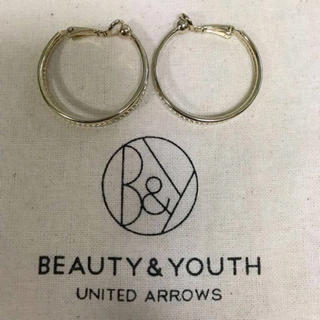 ドゥーズィエムクラス(DEUXIEME CLASSE)のBEAUTY &YOUTH UNITED ARROWS フープ イヤリング(イヤリング)