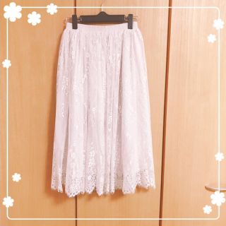 ウィルセレクション(WILLSELECTION)のWILLSELECTION♡ヴィンテージレーススカート(ロングスカート)