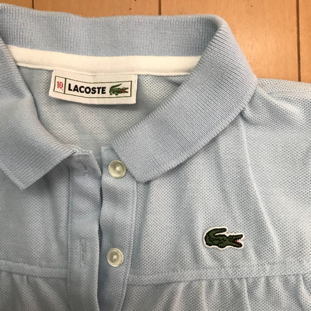 LACOSTE(ラコステ)のラコステ ポロシャツ ワンピース キッズ/ベビー/マタニティのキッズ服女の子用(90cm~)(ワンピース)の商品写真