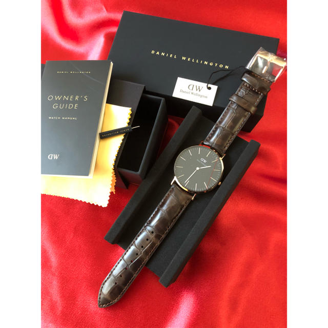 Daniel Wellington(ダニエルウェリントン)のセール✨DW ダニエルウェリントン 腕時計 40mm ローズゴールド メンズの時計(腕時計(アナログ))の商品写真