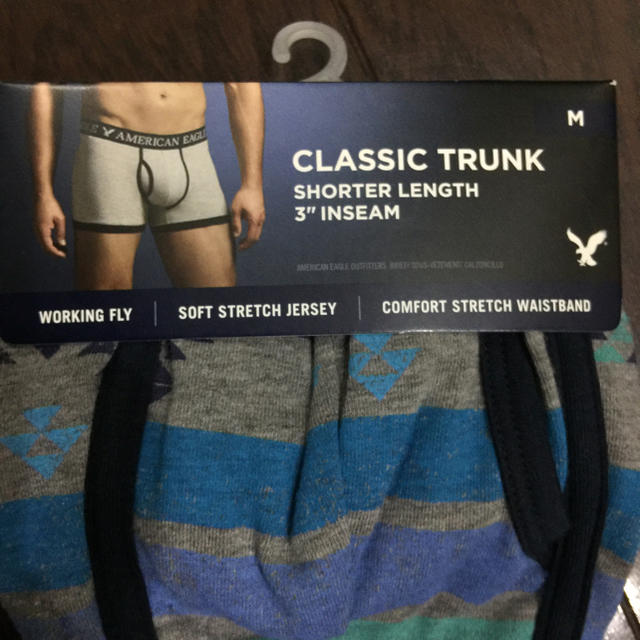 American Eagle(アメリカンイーグル)のアメリカンイーグル トランクスＭサイズ メンズのアンダーウェア(トランクス)の商品写真