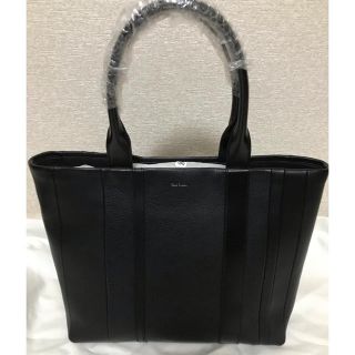 ポールスミス(Paul Smith)の【新品未使用・定価57,240円】ポールスミス★ブラック本革トートバッグ(トートバッグ)