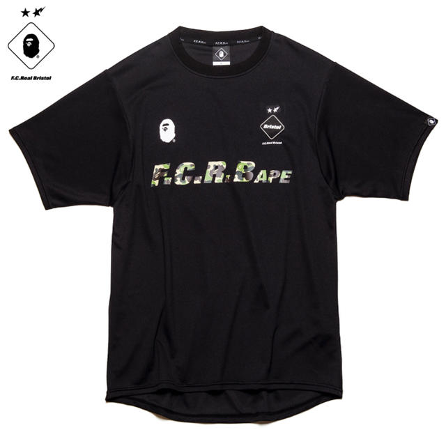 F.C.R.B.(エフシーアールビー)のsaruwaku様専用 2XL BAPE FCRB TEAM TEE BLACK メンズのトップス(Tシャツ/カットソー(半袖/袖なし))の商品写真