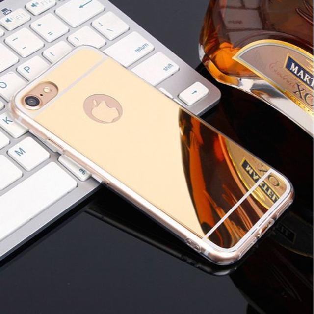 エルメス iphone8 ケース 安い - iphone7 TPU 鏡面 ミラーカバー (iphone7,ゴールド)の通販 by クリス's shop｜ラクマ