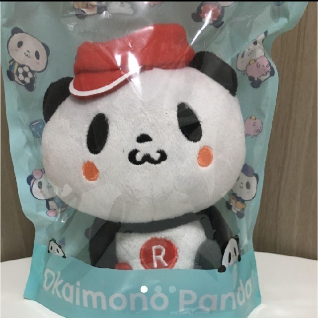 Rakuten(ラクテン)の楽天パンダ ぬいぐるみ ゴルフ エンタメ/ホビーのおもちゃ/ぬいぐるみ(ぬいぐるみ)の商品写真