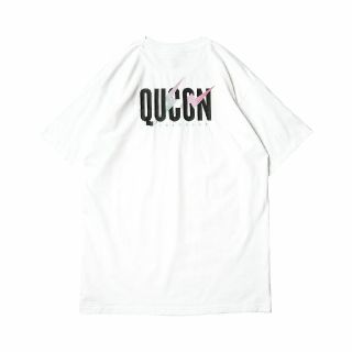 フラグメント(FRAGMENT)のQUCON × FRAGMENT TEE 白TシャツM(Tシャツ/カットソー(半袖/袖なし))