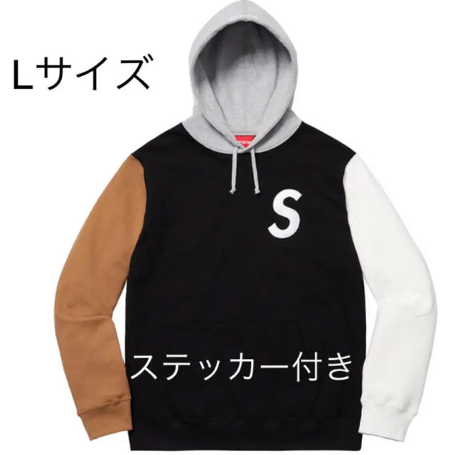 Supreme S Logo Colorblocked Hooded サイズLパーカー