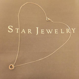 スタージュエリー(STAR JEWELRY)のスタージュエリー k18 ダイヤ付き ネックレス(ネックレス)