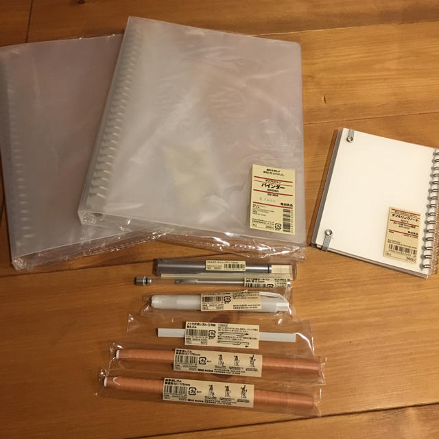 MUJI (無印良品)(ムジルシリョウヒン)の無印文具セット インテリア/住まい/日用品の文房具(その他)の商品写真