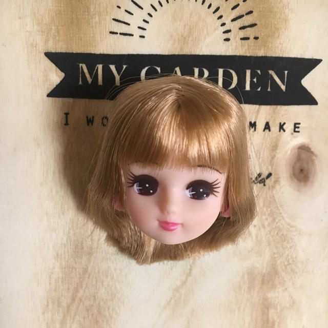 リカちゃん ヘッドのみ ハンドメイドのぬいぐるみ/人形(人形)の商品写真