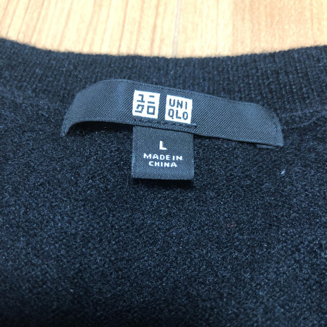 UNIQLO(ユニクロ)のユニクロ ニット セーター カシミヤ100% Lサイズ ブラック レディースのトップス(ニット/セーター)の商品写真