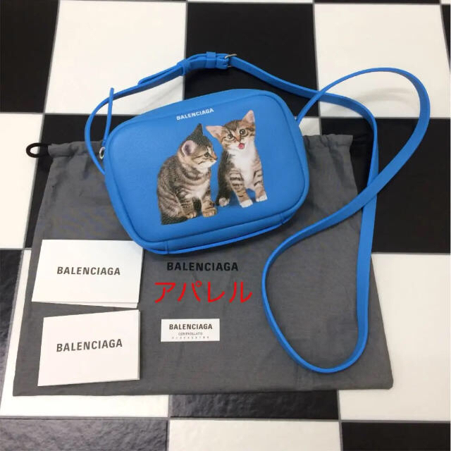 新品 BALENCIAGA バレンシアガ エブリデイ カメラバッグ キティ XS