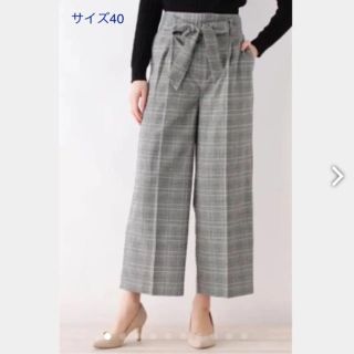 オペークドットクリップ(OPAQUE.CLIP)のオペーク ドットクリップ 40 パンツ ワイドパンツ ZARA テチチ 好にも (カジュアルパンツ)