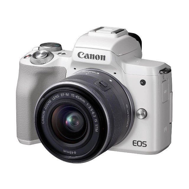 新品  Canon EOS Kiss M レンズセット ホワイト