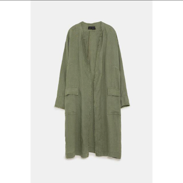 zara オーバーサイズリネンジャケット S 2