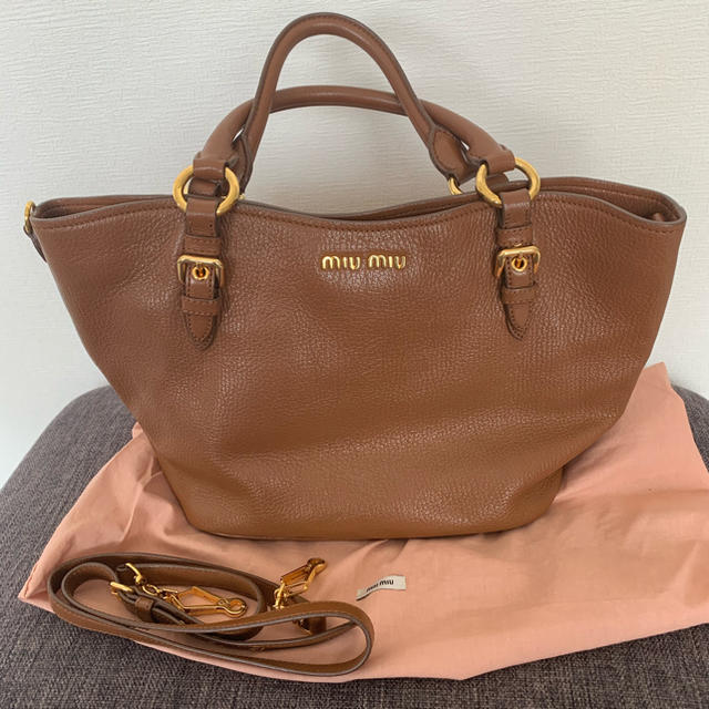 miumiu 2wayトートバッグ ショルダーバッグ