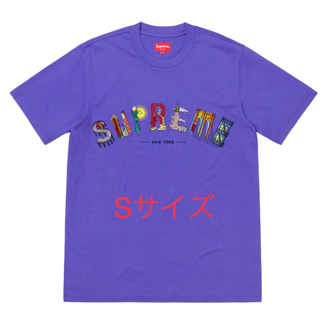 Tシャツ/カットソー(半袖/袖なし)supreme City Arc Tee Dusty Purple Sサイズ
