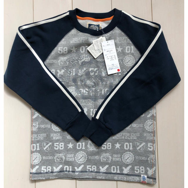 Kansai Yamamoto(カンサイヤマモト)の新品 長袖トレーナー KANSAI １６０ キッズ/ベビー/マタニティのキッズ服男の子用(90cm~)(Tシャツ/カットソー)の商品写真