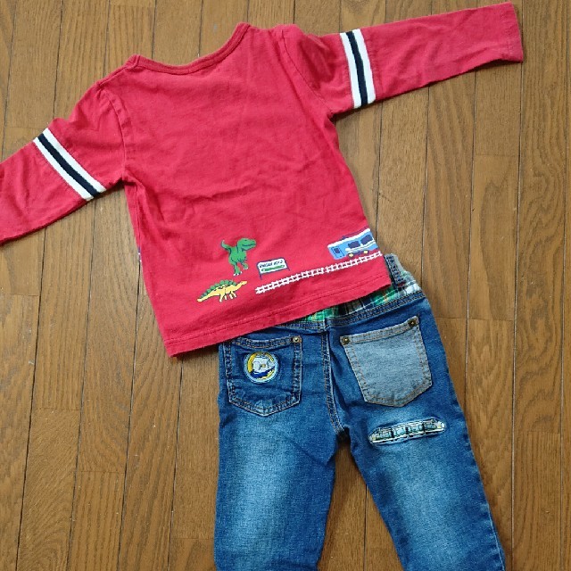 kladskap(クレードスコープ)のロンTとズボンセット👕👖 キッズ/ベビー/マタニティのキッズ服男の子用(90cm~)(Tシャツ/カットソー)の商品写真