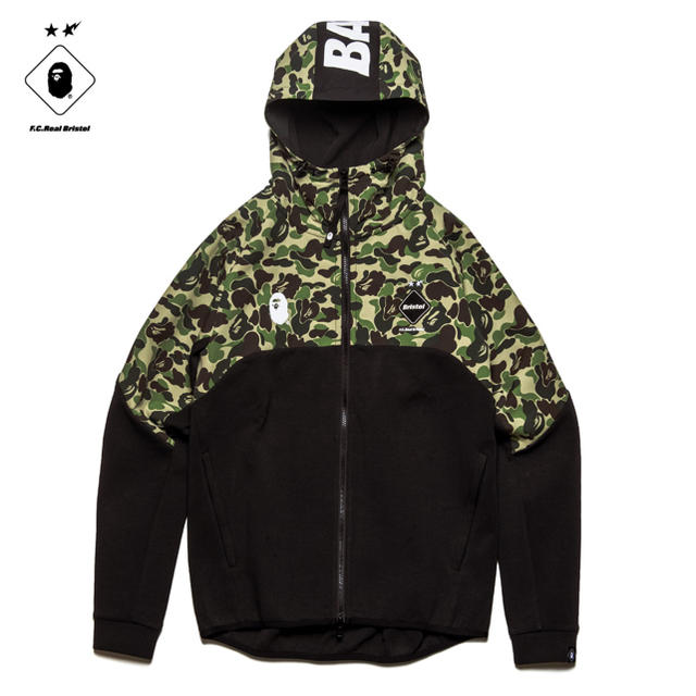 BAPE F.C.R.B SHARK FULL ZIP HOODIE